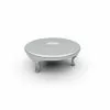 Modern Design Living Room Coffee Table Round, Made In Italy