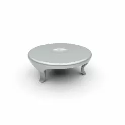 Modern Design Living Room Coffee Table Round, Made In Italy