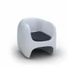 Modern Design Solid Surface Armchair Apple, Handcrafted In Italy