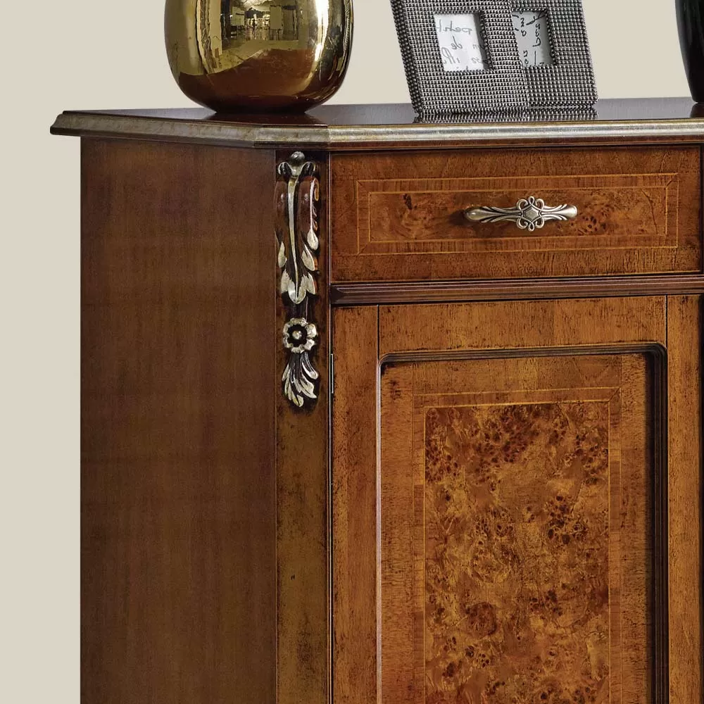 Classic Sideboard 2 Doors And 2 Drawers In Wood Made In Italy - Cheverny - Image 2
