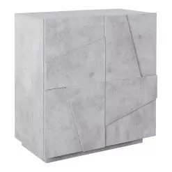 Sideboard With 2 Doors For Living Room In Melamine Made In Italy - Naditza