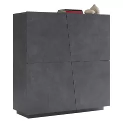 Melamine Sideboard With 4 Doors Made In Italy - Popilio