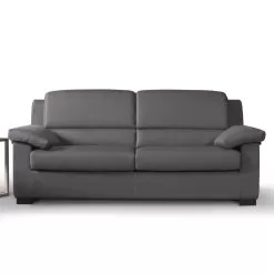 2 Or 3 Seater Sofa Covered In Fabric With Feet Made In Italy - Budapest