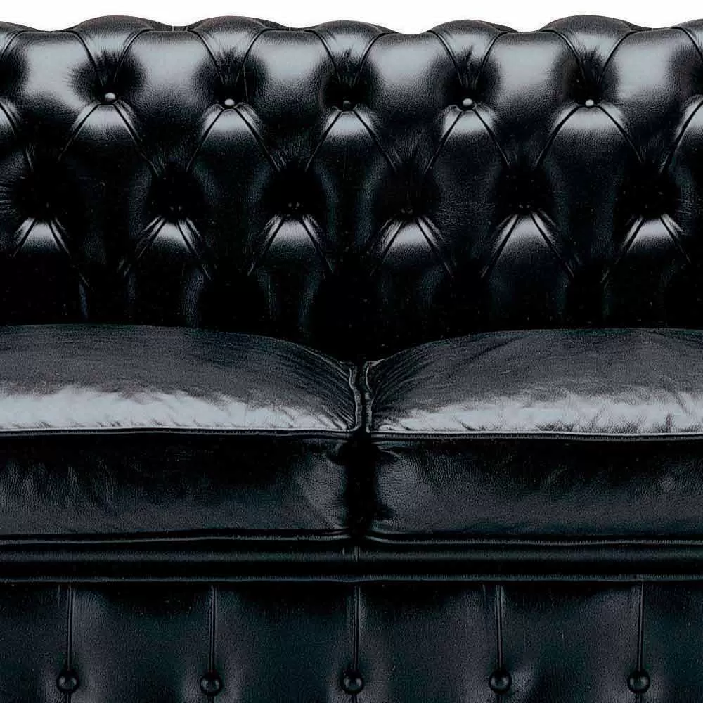 2 Seater Sofa Covered In Leather With Wooden Feet Made In Italy - Idra - Image 4