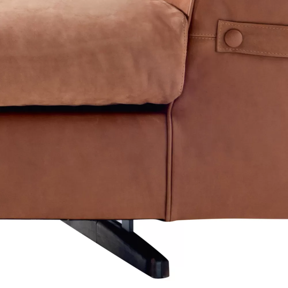 3 Seater Upholstered Fabric Sofa Grilli Joe Made In Italy - Image 5