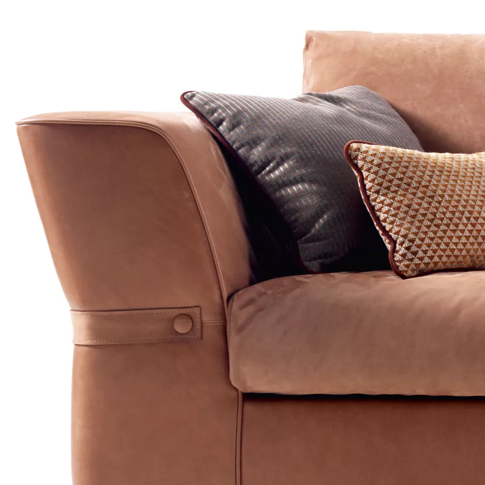 3 Seater Upholstered Fabric Sofa Grilli Joe Made In Italy - Image 7