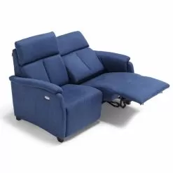 2 Seater Sofa Gelso, With One Recliner Seat, Modern Design