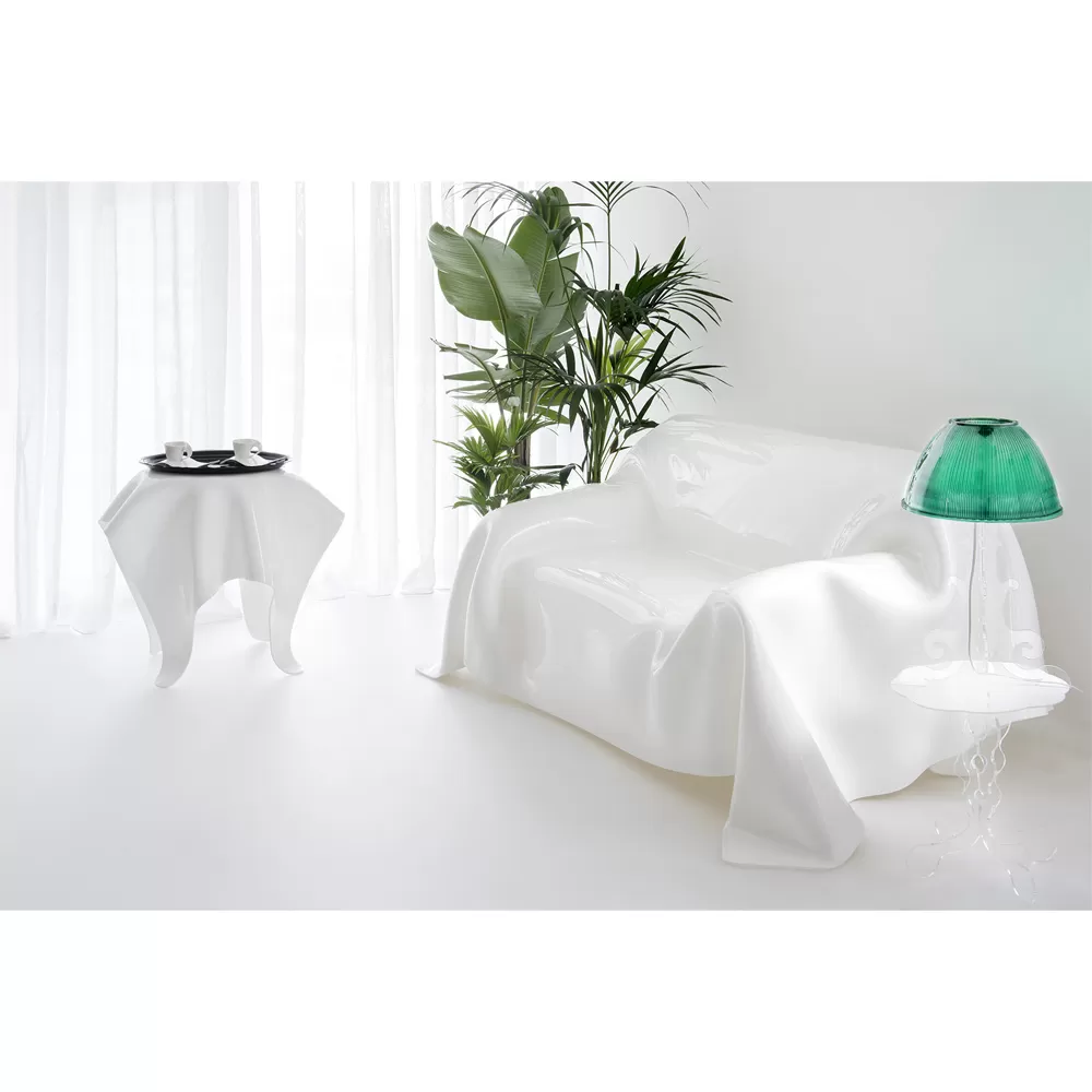 White Or Multicolor Plexiglass Sofa Recyclable Inside Outside - Jolly - Image 4