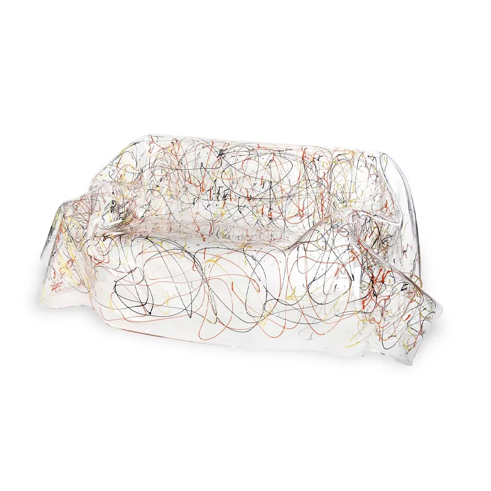 White Or Multicolor Plexiglass Sofa Recyclable Inside Outside - Jolly - Image 5