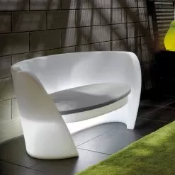 Slide Rap Design Indoor Polyethylene Sofa Made In Italy