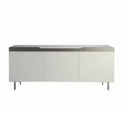 Sideboard With Body And Doors In Mdf 4-Foot Base Made In Italy - Coral