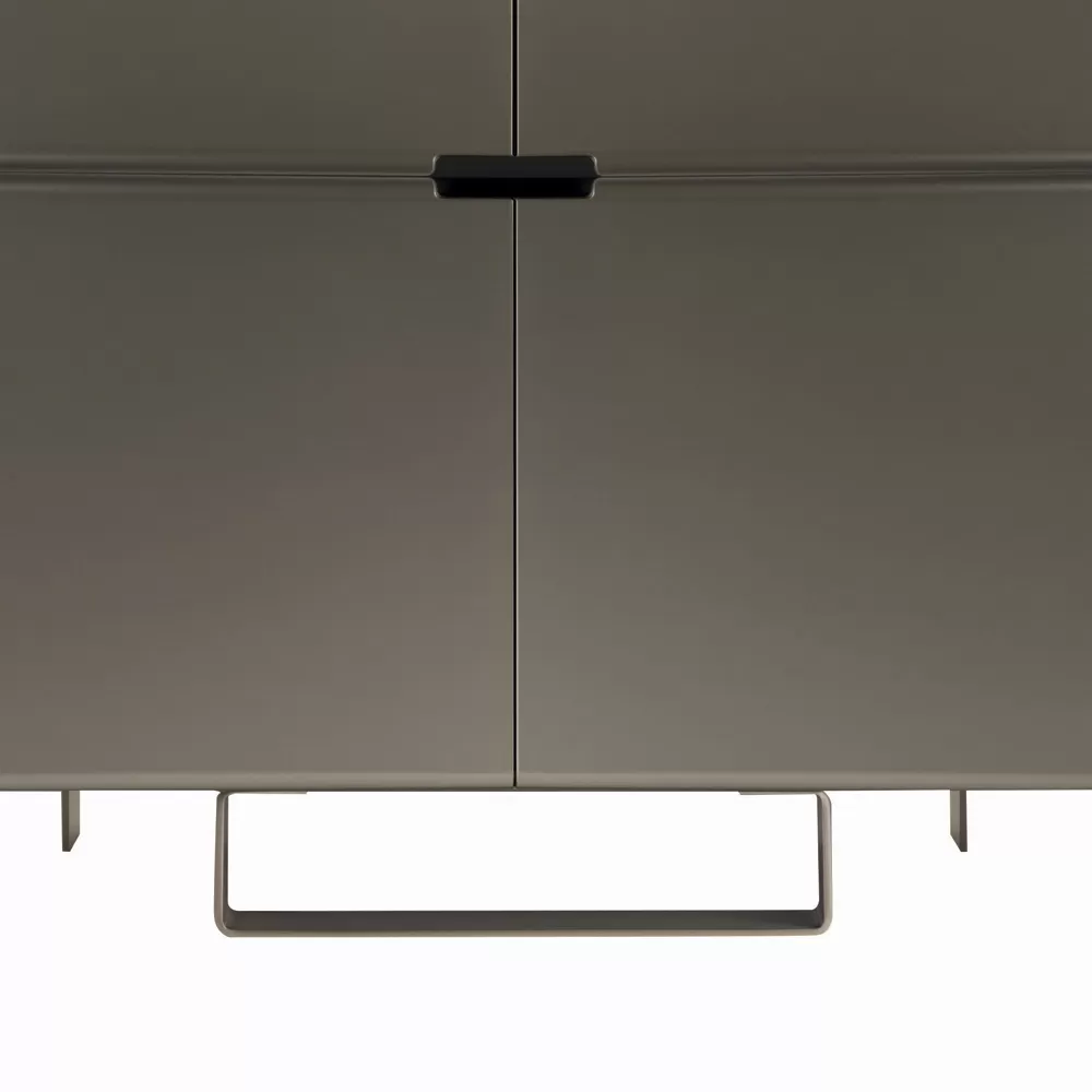 Sideboard With Mdf Structure And Base With Central Foot Made In Italy - Image 3
