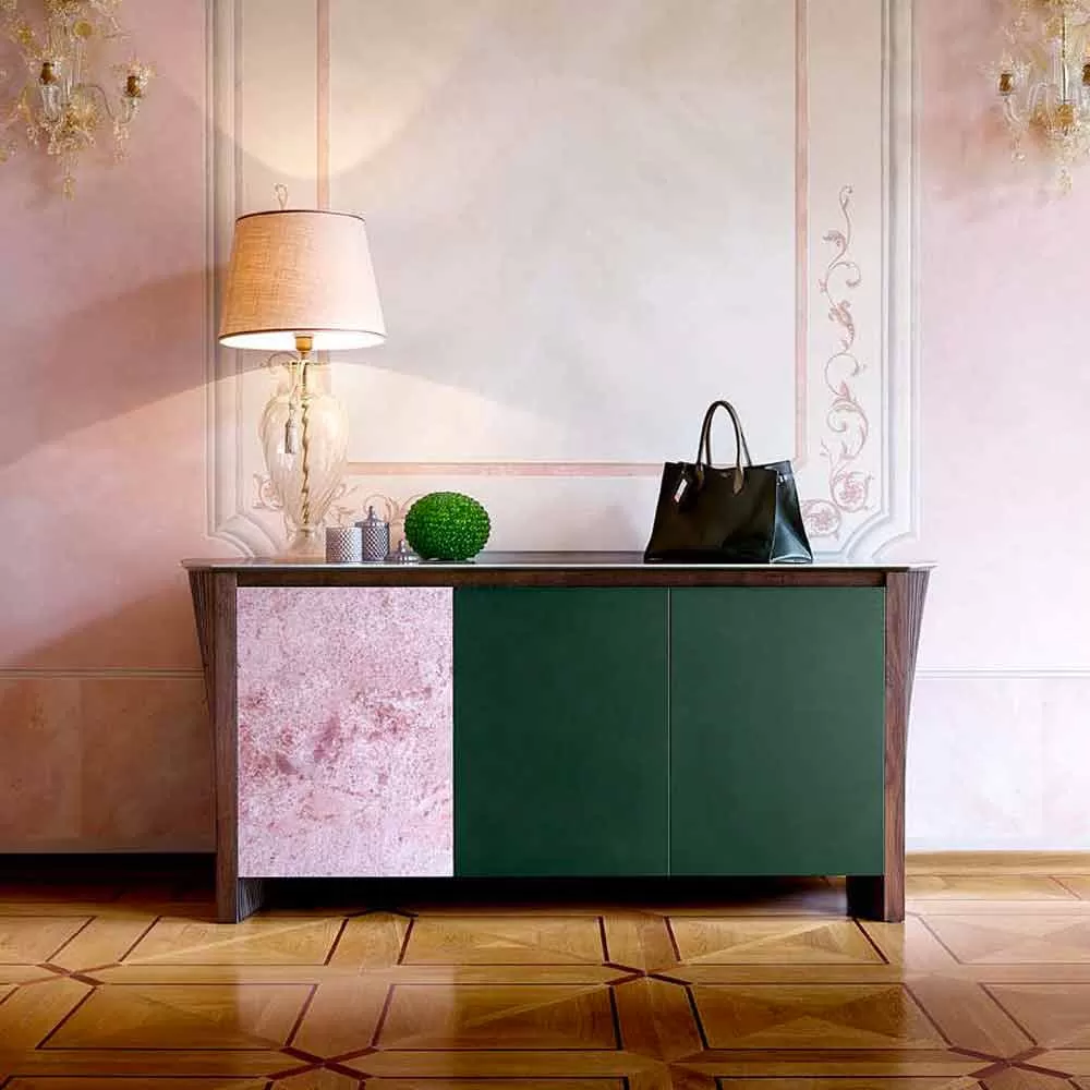 Luxury Sideboard In Gres With Structure In Wood And Mdf Made In Italy - Cunea - Image 3