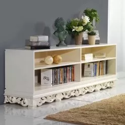Rabel Design Wooden Storage Unit With 4 Compartments