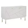 Mobile Sideboard In Mdf With Golden Details And Iron Feet - Nunzio