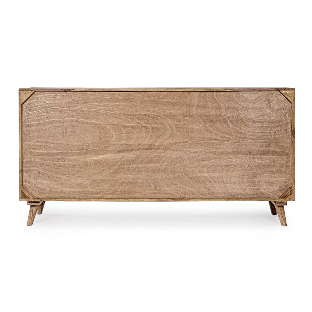 Design Sheesham Wood Sideboard With 4 Doors Homemotion - Fregene - Image 6