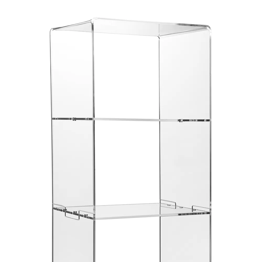 Transparent Plexiglass Showcase Italian Design 4 Shelves - Raganella - Image 2