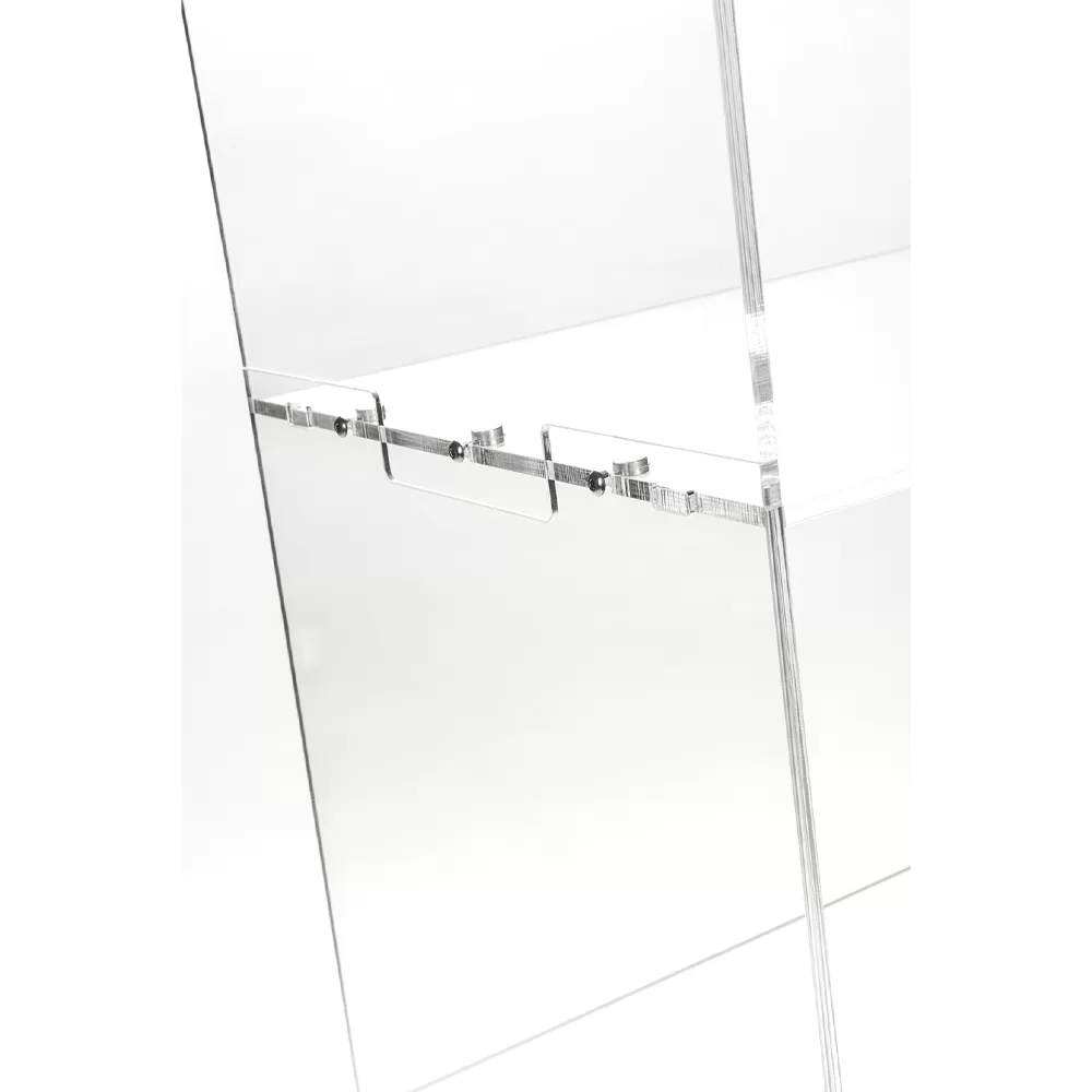 Transparent Plexiglass Showcase Italian Design 4 Shelves - Raganella - Image 4