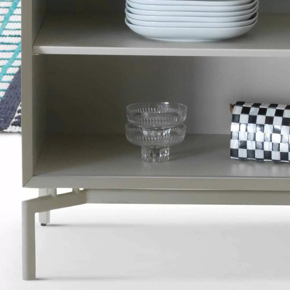 Long Sideboard Mirage In MDF Made In Italy By My Home, Modern Design - Image 2