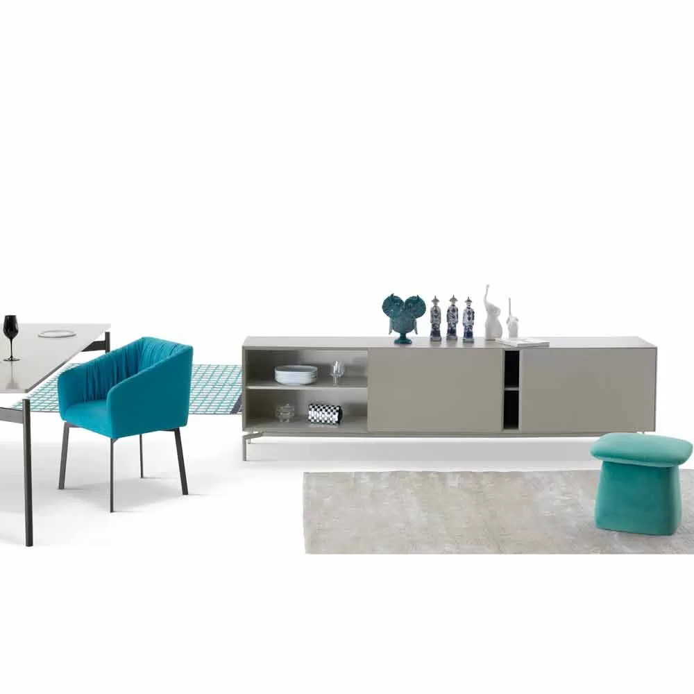 Long Sideboard Mirage In MDF Made In Italy By My Home, Modern Design - Image 6