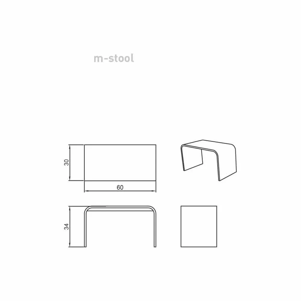 Modern Design Long Bath Bench Produced In Italy Recanati - Image 3