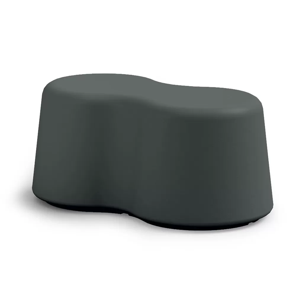 Wavy Indoor Bench In Colored Polyethylene Made In Italy - Marion - Image 3