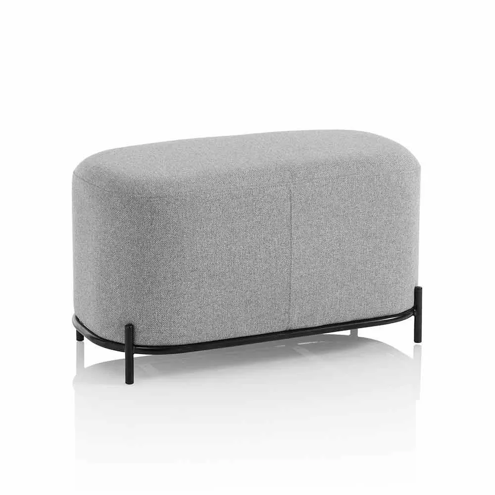 Bench For Living Room Or Bedroom In Modern Design Fabric - Ambrogia - Image 3