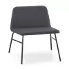High Quality Living Room Armchair In Fabric And Metal Made In Italy - Molde