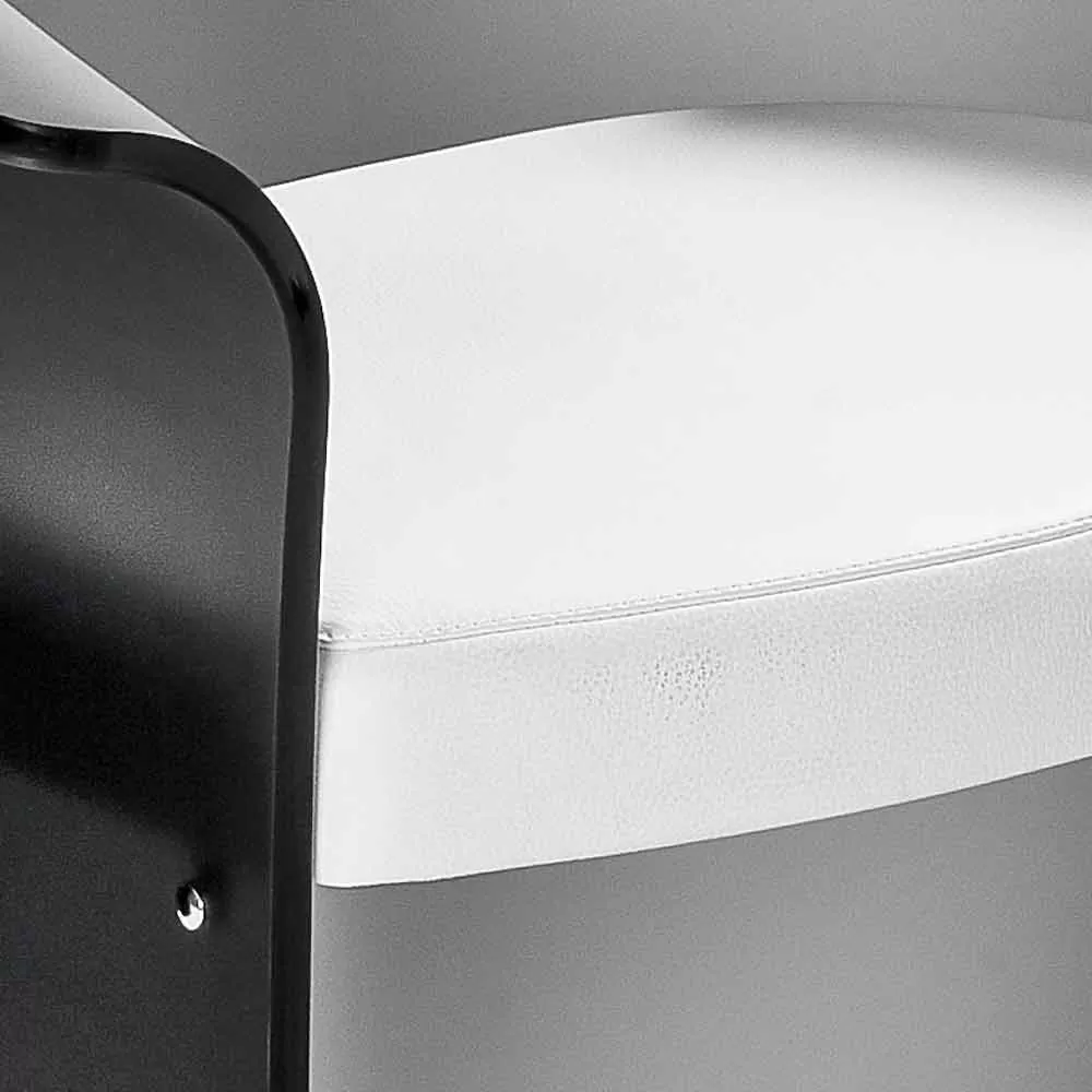 Modern Design Black Armchair Made Of Plexiglass Tulipano,made In Italy - Image 5