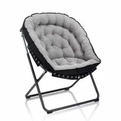 Design Armchair In Light Gray Velvet With Black Metal Structure - Tronia