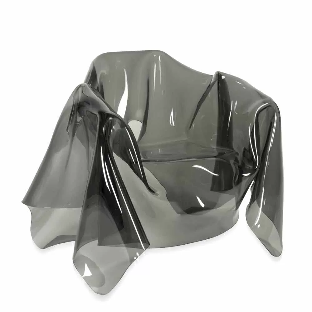 Fumé Plexiglass Armchair With A Modern Design Paris, Made In Italy - Image 7