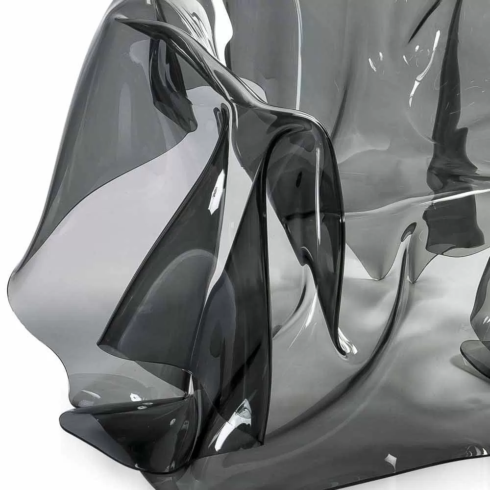 Fumé Plexiglass Armchair With A Modern Design Paris, Made In Italy - Image 8