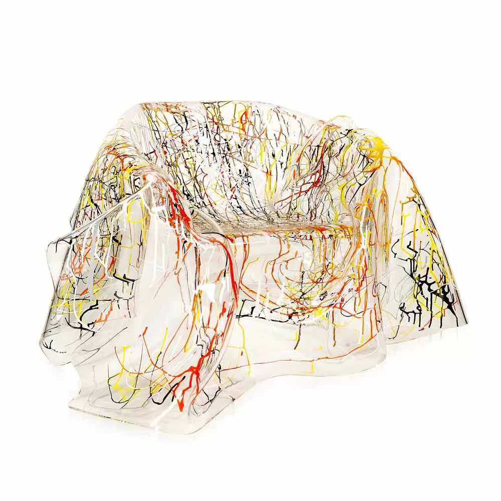 Multicolor Plexiglass Armchair Paris, Modern Design, Made In Italy - Image 3