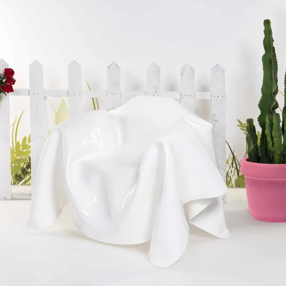 White Plexiglass Armchair With A Modern Design Paris, Made In Italy - Image 2