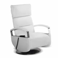 Dual Motor Swivel Armchair Cassia, Modern Design Made In Italy