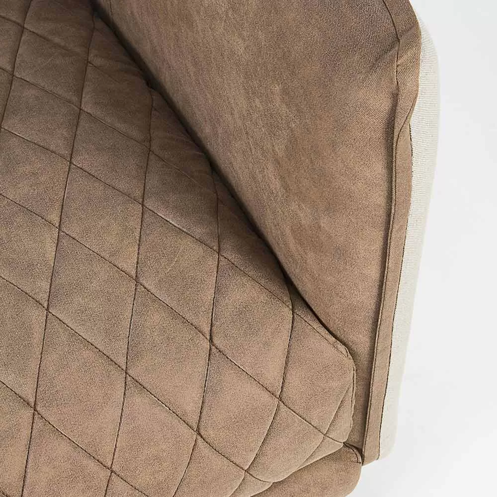 Armchair In Ash Wood And Polyester And Linen Homemotion - Rosemund - Image 5