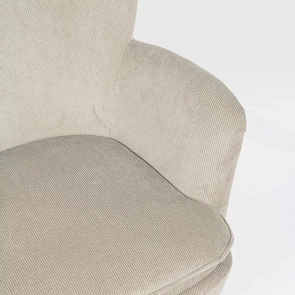 Pine Wood Armchair And Velvet Effect Seat Coste 4 Finishes - Molly - Image 11