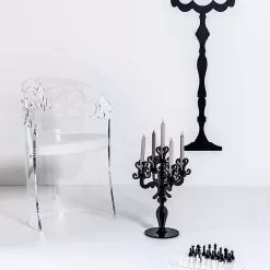 Modern Design Armchair Made Of Plexiglass And Faux Leather Iside