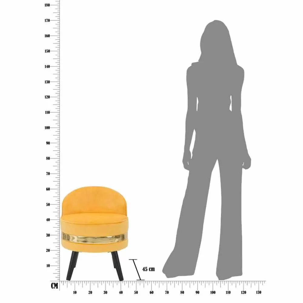 Mini Colored Armchair Of Modern Design In Wood And Fabric - Koah - Image 6