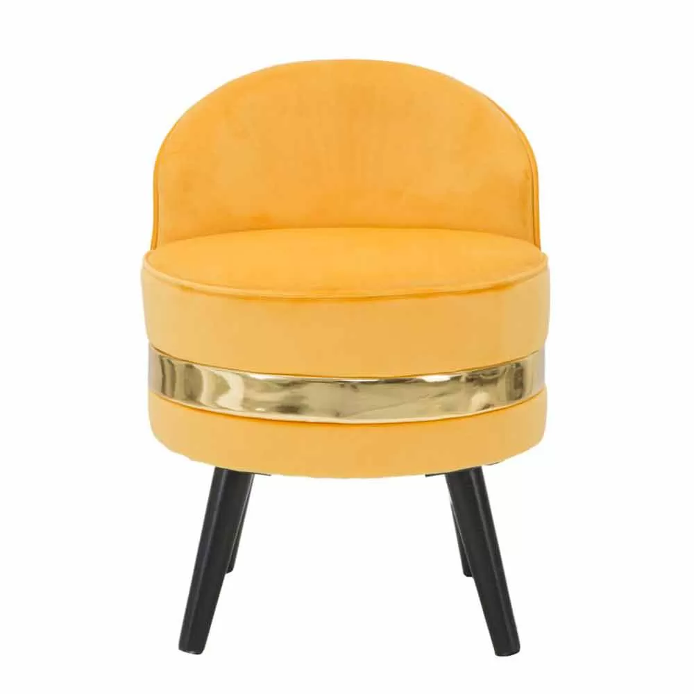 Mini Colored Armchair Of Modern Design In Wood And Fabric - Koah
