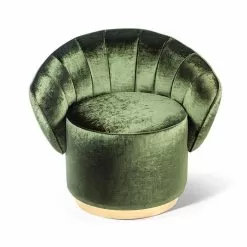 Upholstered Fabric Armchair Belle, Modern Design