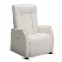 Dual Motor Recliner Armchair Rosa, Modern Design Made In Italy