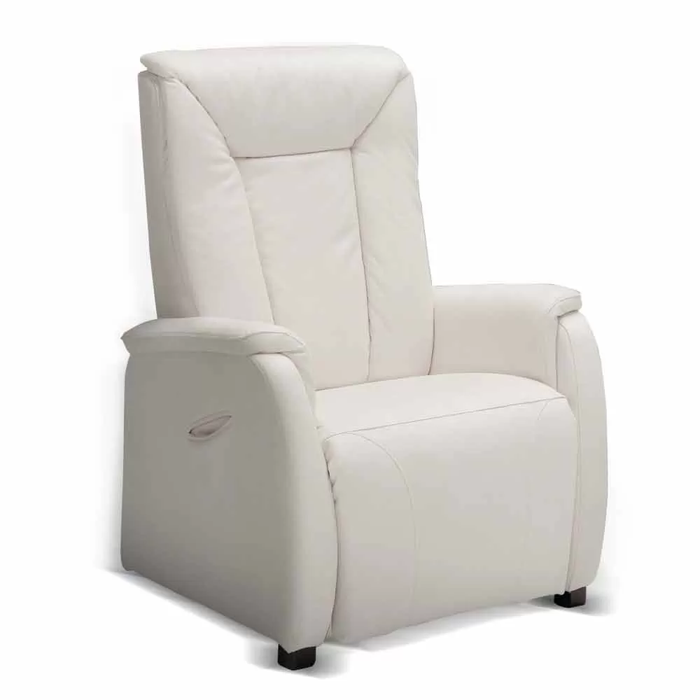 Dual Motor Recliner Armchair Rosa, Modern Design Made In Italy