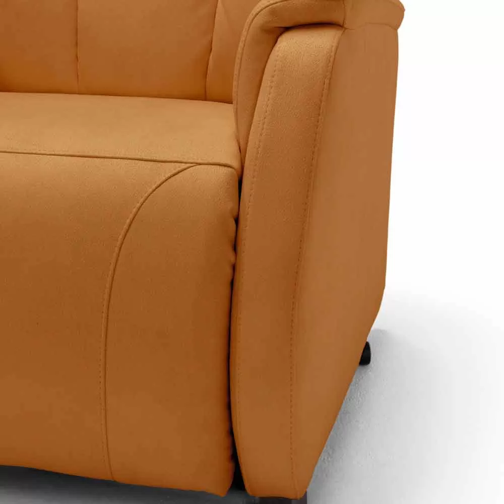 Dual Motor Recliner Armchair Rosa, Modern Design Made In Italy - Image 4