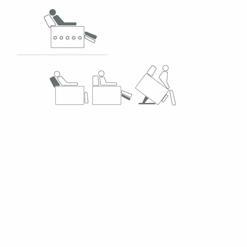 Dual Motor Recliner Armchair Rosa, Modern Design Made In Italy - Image 6