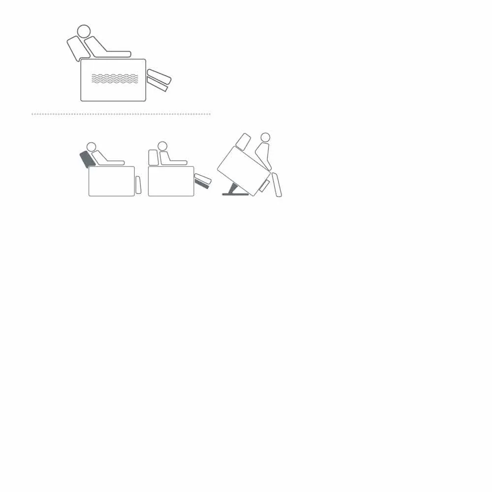 Dual Motor Recliner Armchair Rosa, Modern Design Made In Italy - Image 7