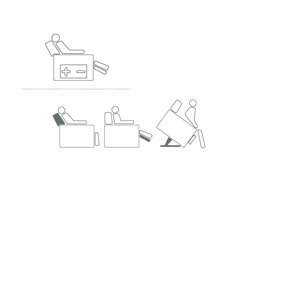 Dual Motor Recliner Armchair Rosa, Modern Design Made In Italy - Image 8