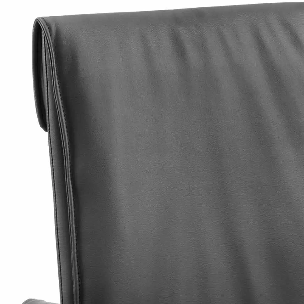 Modern Design Armchair Design On Faux Leather Bessie XL, Made In Italy - Image 3