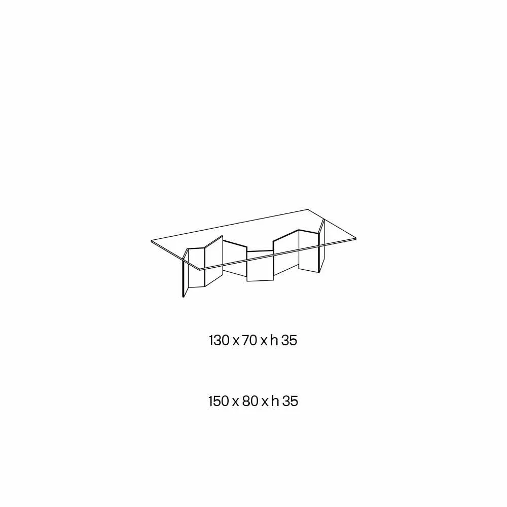 Low Coffee Table In Extra-clear Glass 2 Sizes Made In Italy - Random - Image 6