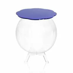 Blue Storage Side Table With A Modern Design Biffy, Made In Italy